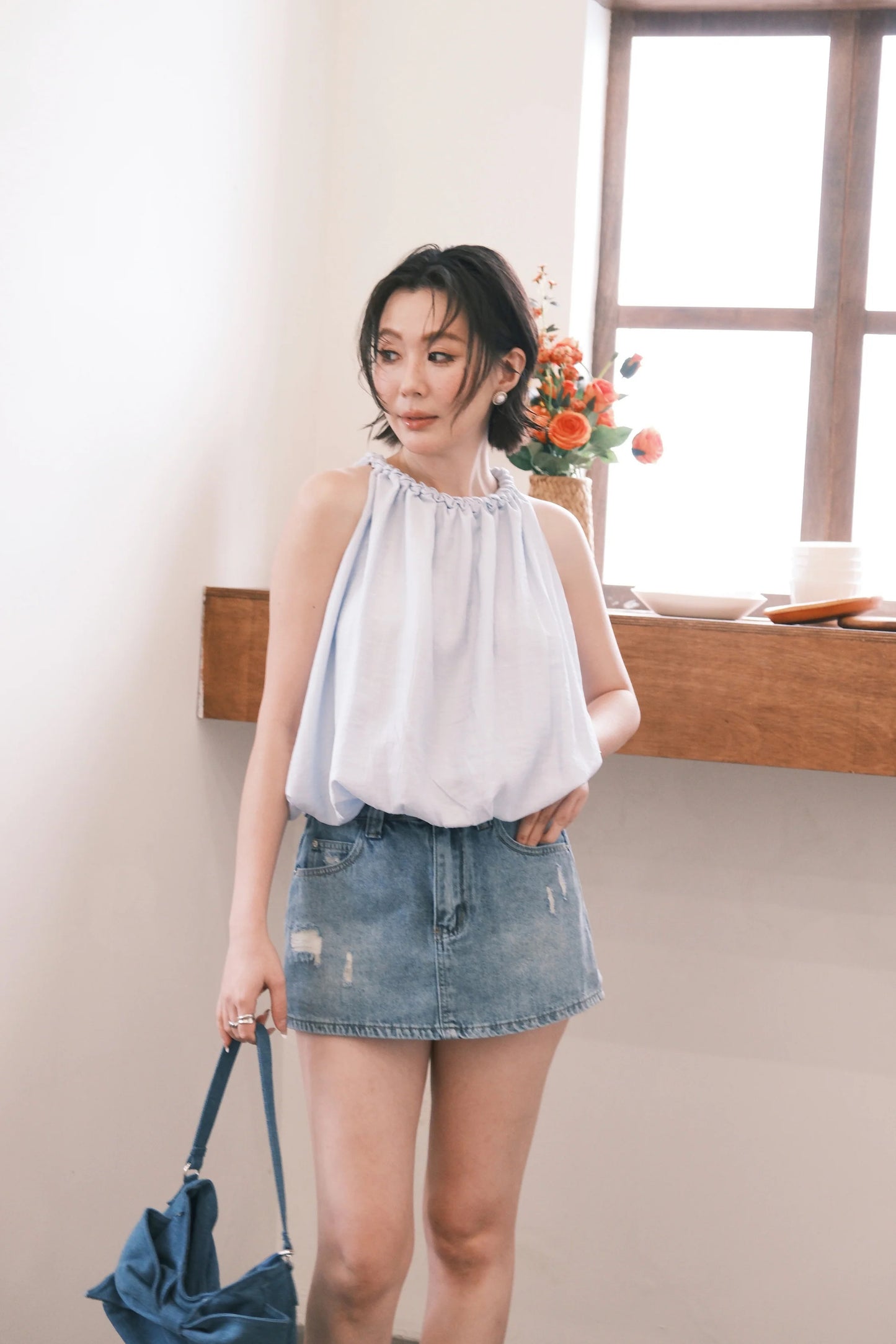 Camille Denim Skort