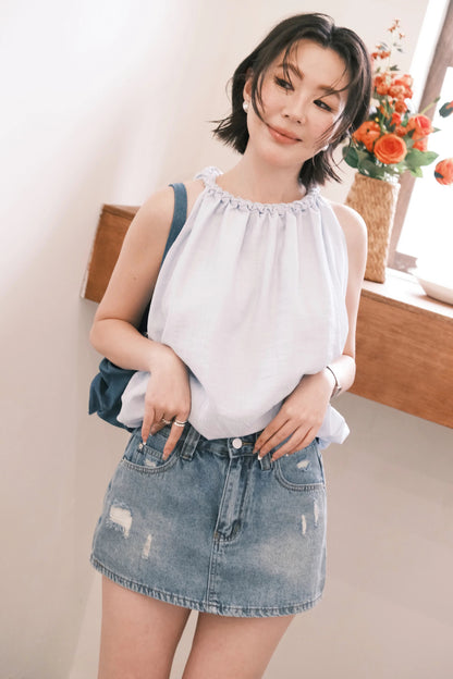 Camille Denim Skort