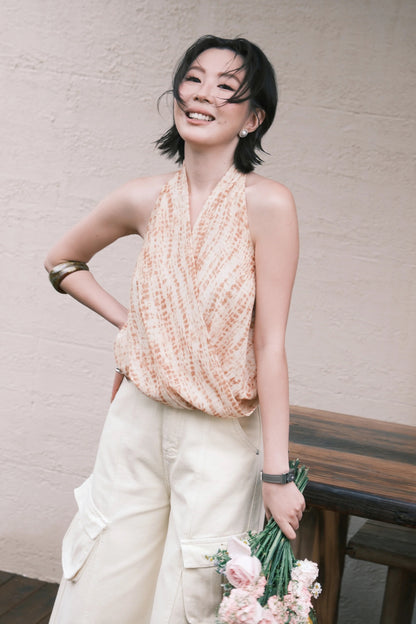 Noémie Pocket Denim Jorts In Light Yellow