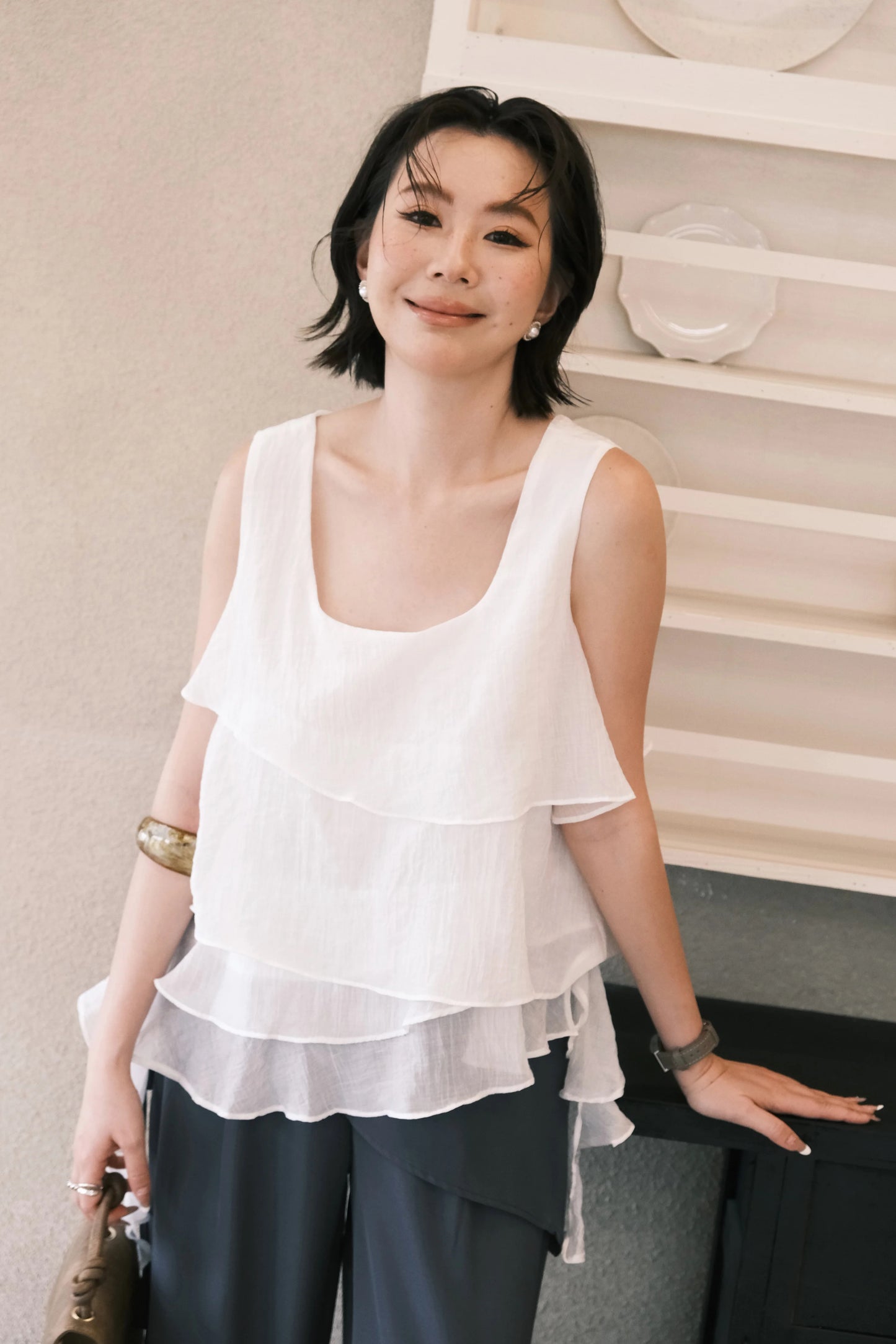 Lumière Top in Cream