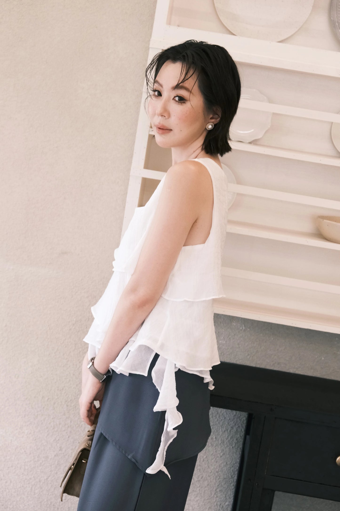 Lumière Top in Cream