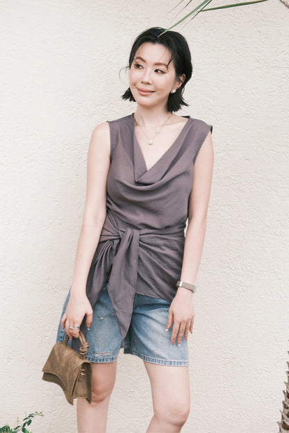 Brielle Drape Top