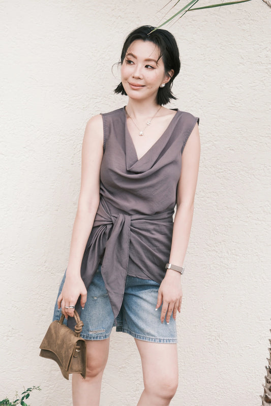 Brielle Drape Top