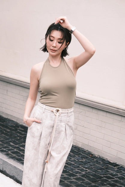 Sabrina Halter Top in Green