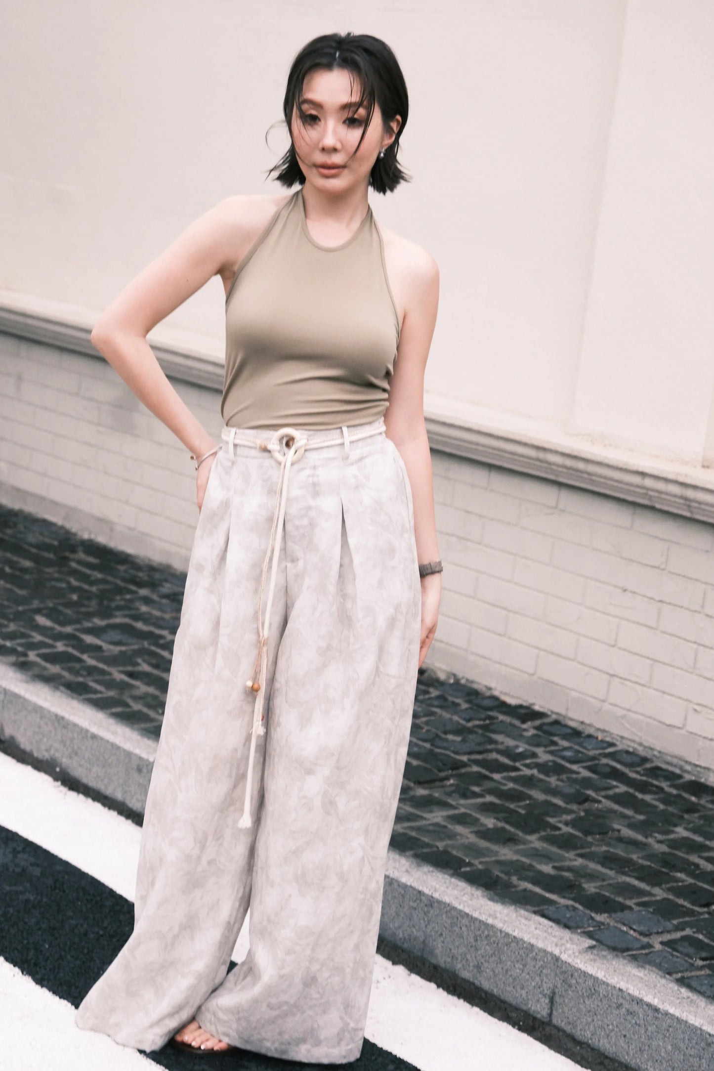 Sabrina Halter Top in Green