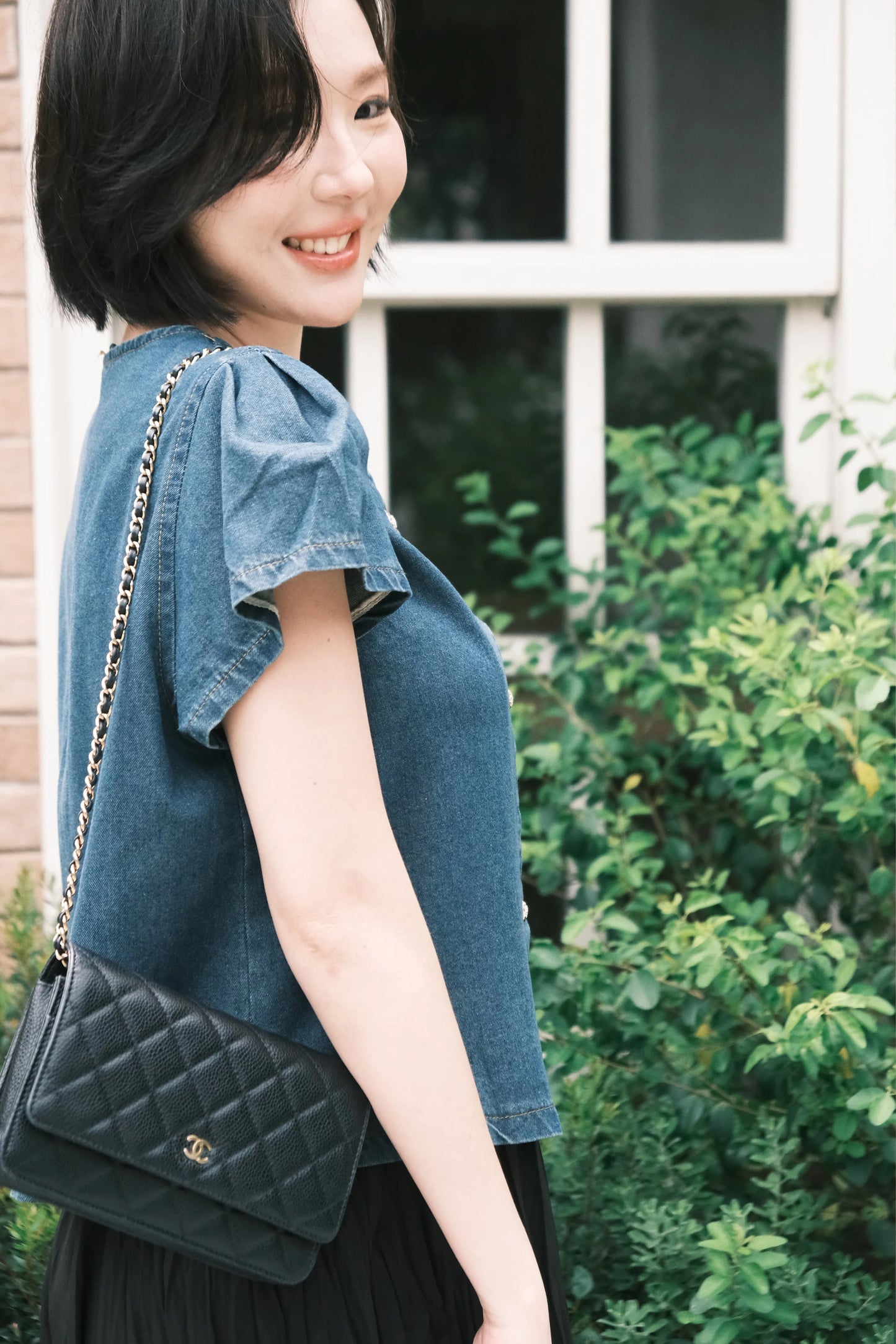 Luna Soft Denim Blouse