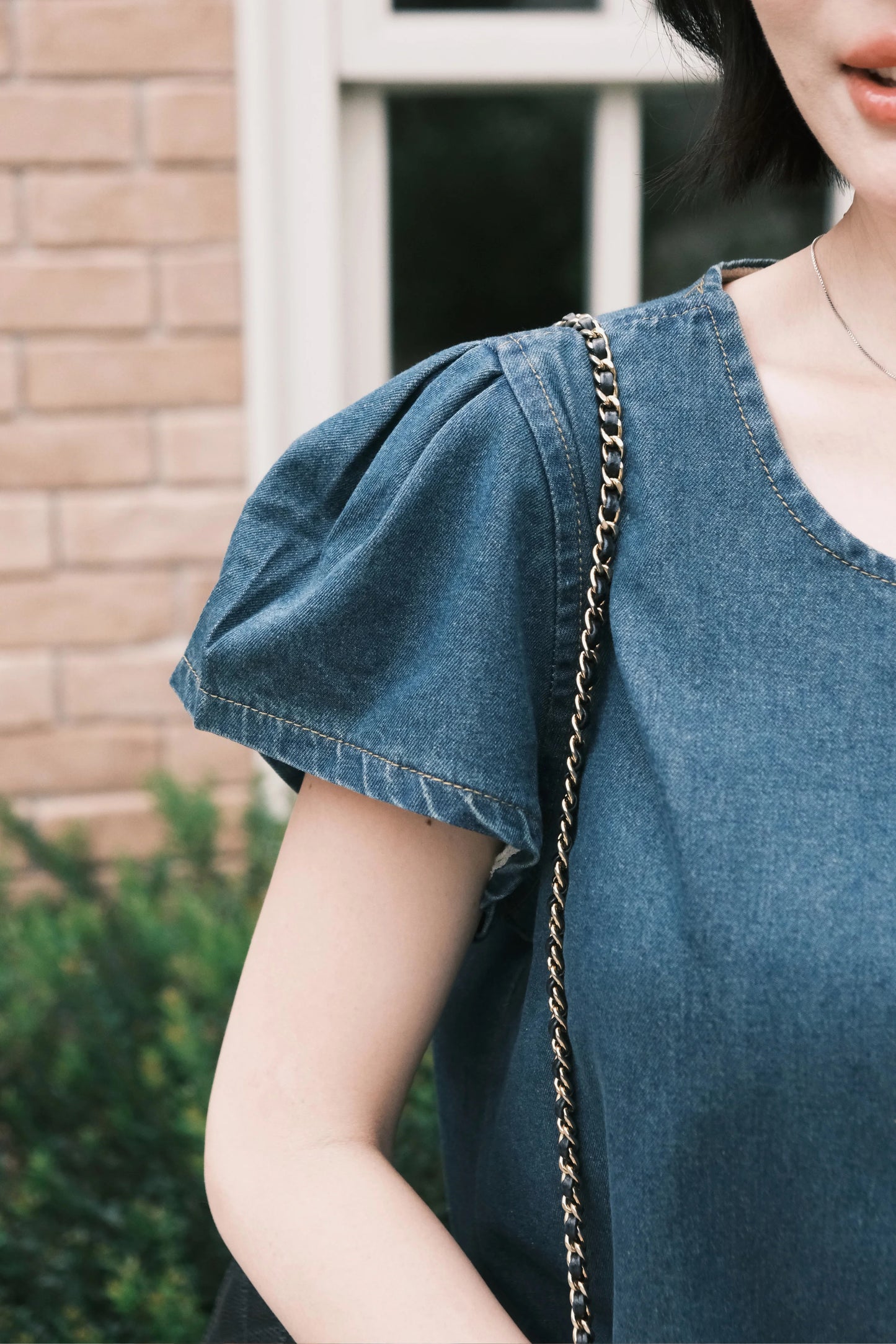 Luna Soft Denim Blouse