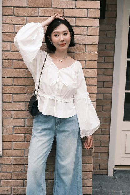 Luna High-Waist Wide Leg Jeans