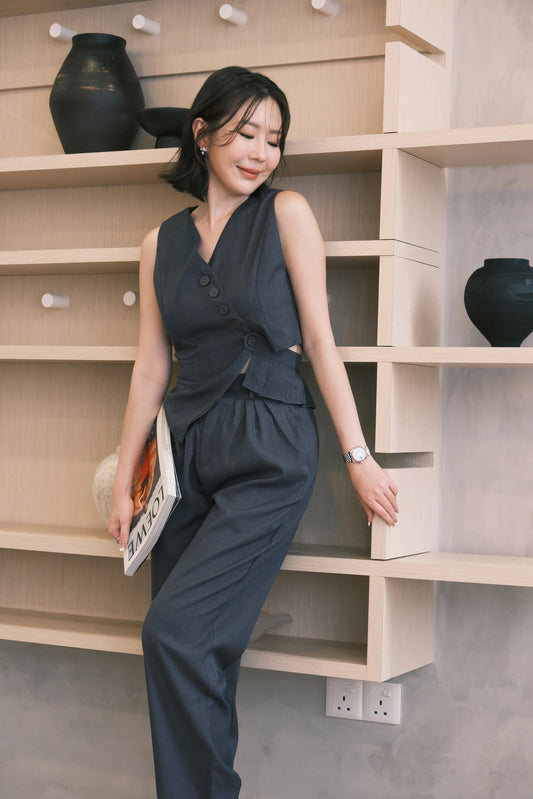 Elara Tailored Vest Set