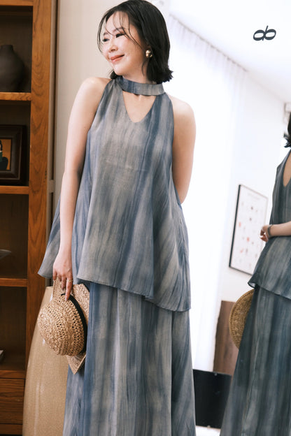 Virel Layered Lounge Set In Blue