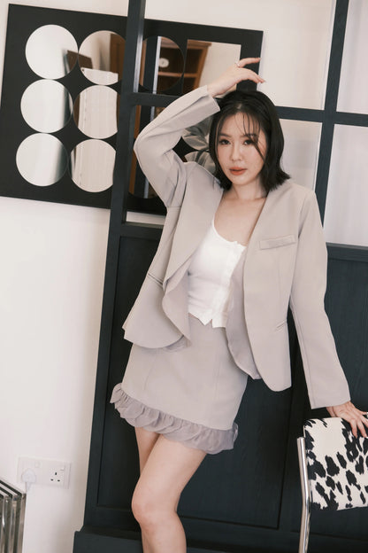 Mira Cloud Blazer Two-Piece Set