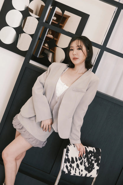 Mira Cloud Blazer Two-Piece Set