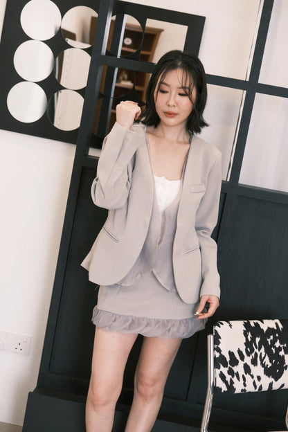 Mira Cloud Blazer Two-Piece Set