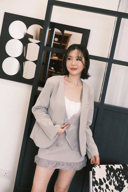 Mira Cloud Blazer Two-Piece Set
