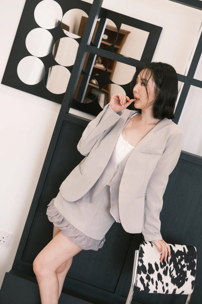 Mira Cloud Blazer Two-Piece Set