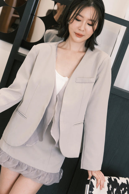 Mira Cloud Blazer Two-Piece Set