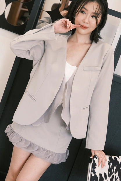 Mira Cloud Blazer Two-Piece Set