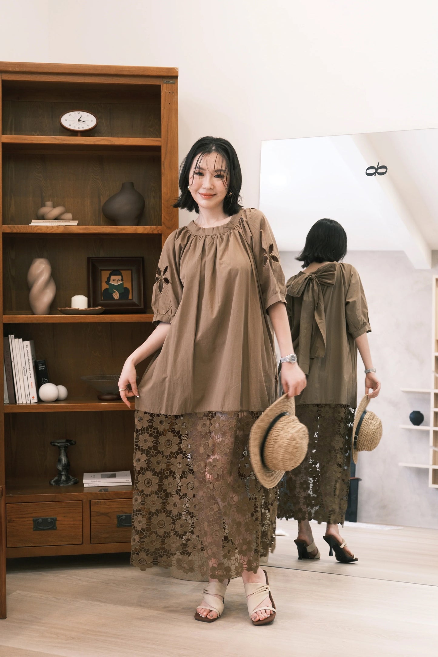 Florence Lace Hem Maxi Dress