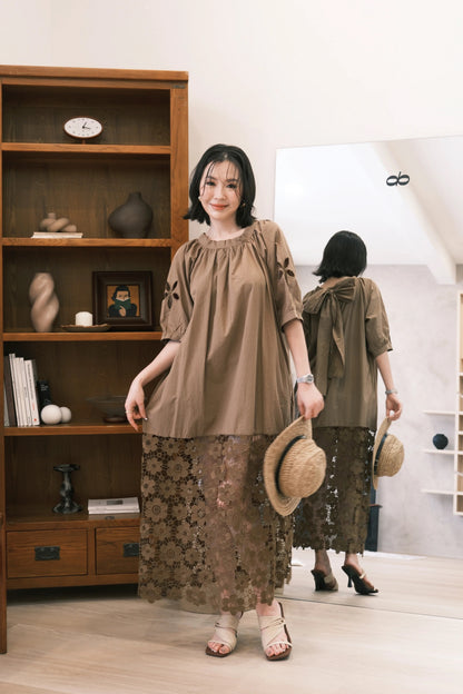 Florence Lace Hem Maxi Dress