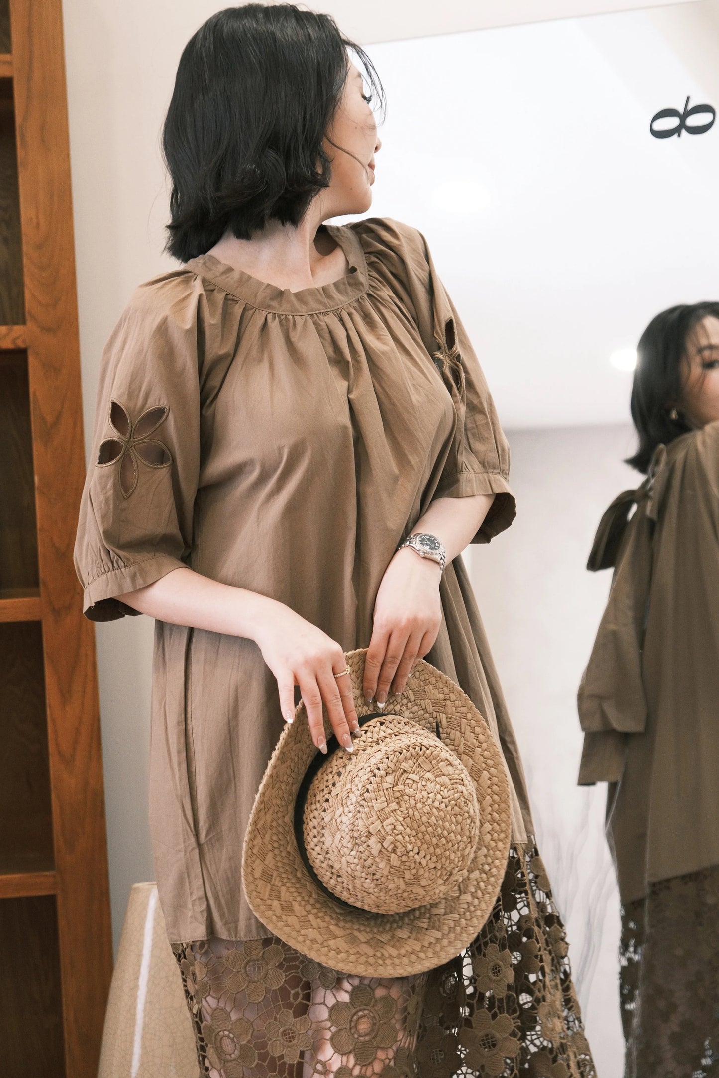 Florence Lace Hem Maxi Dress