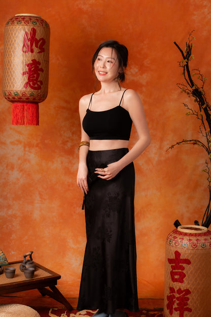 Clara Sheer Camisole in Black