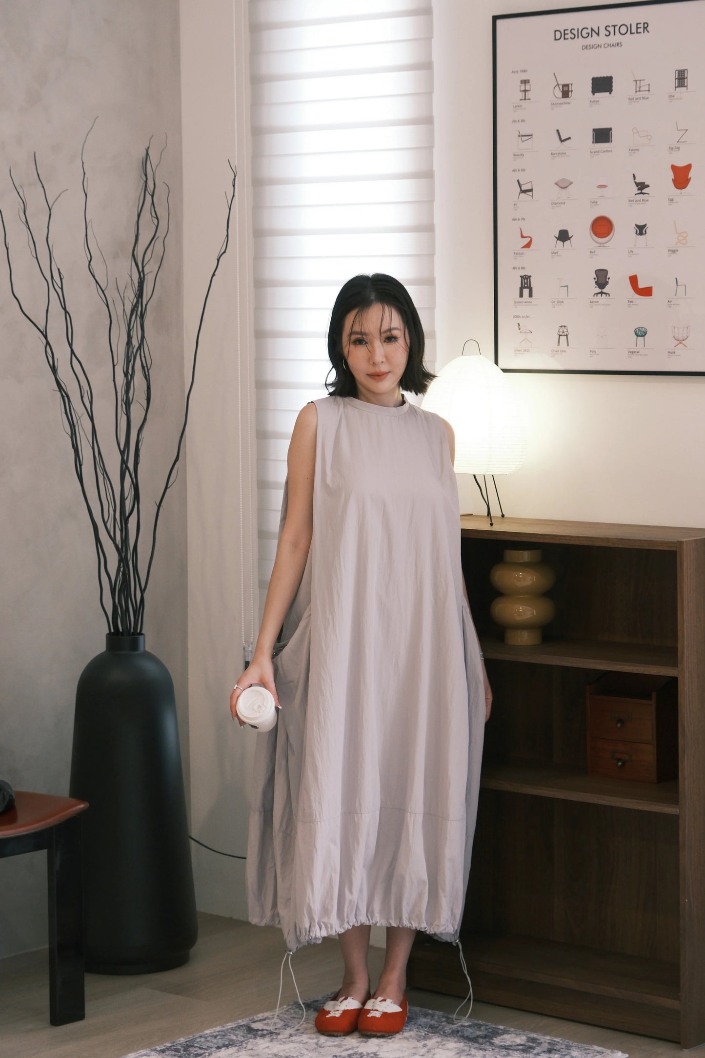 Mila Drawstring Bubble Dress