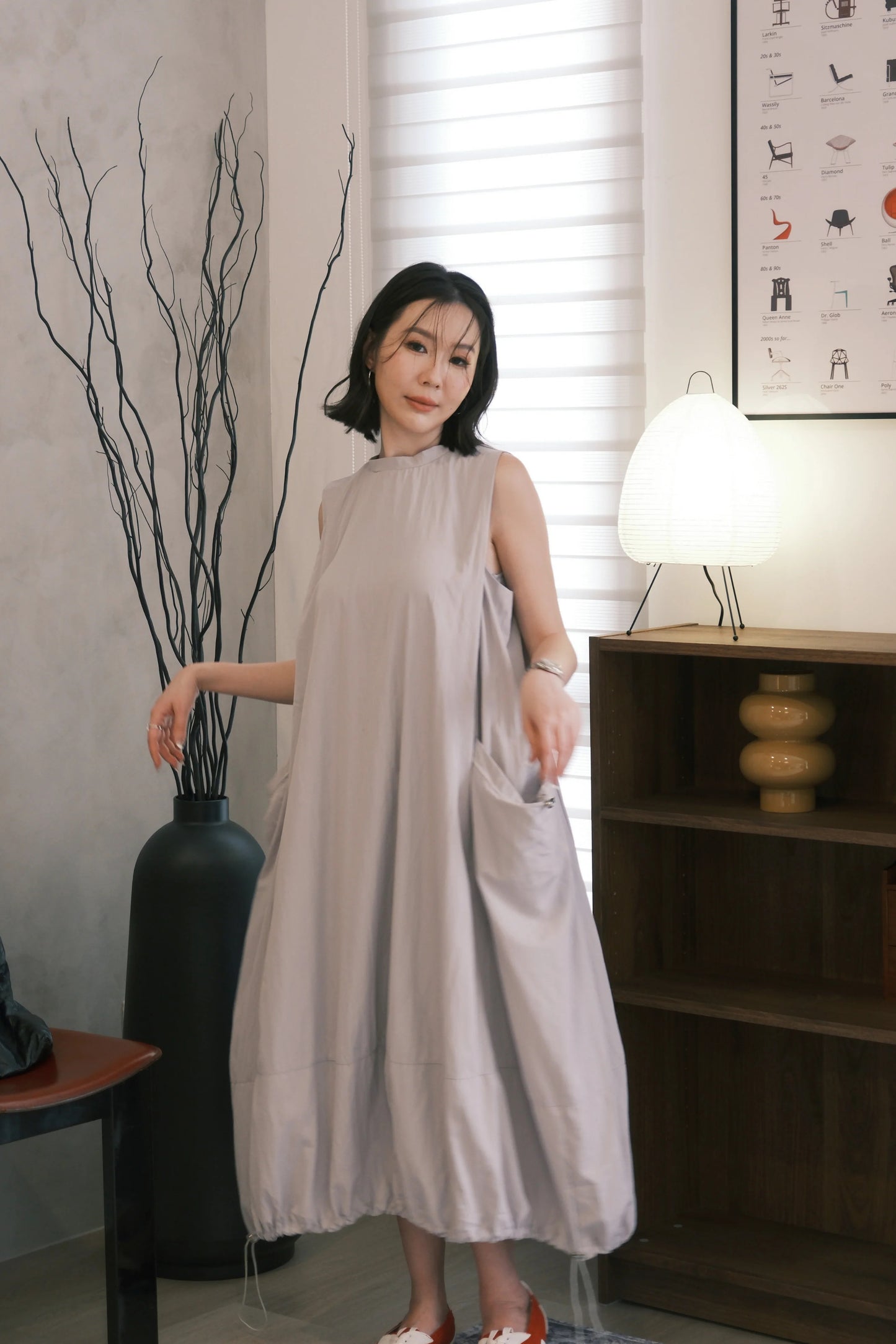 Mila Drawstring Bubble Dress