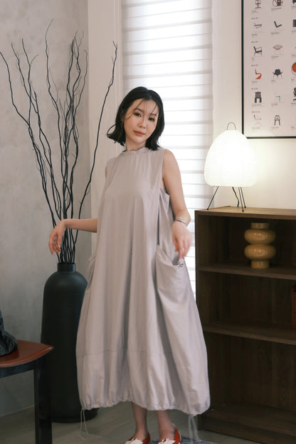 Mila Drawstring Bubble Dress