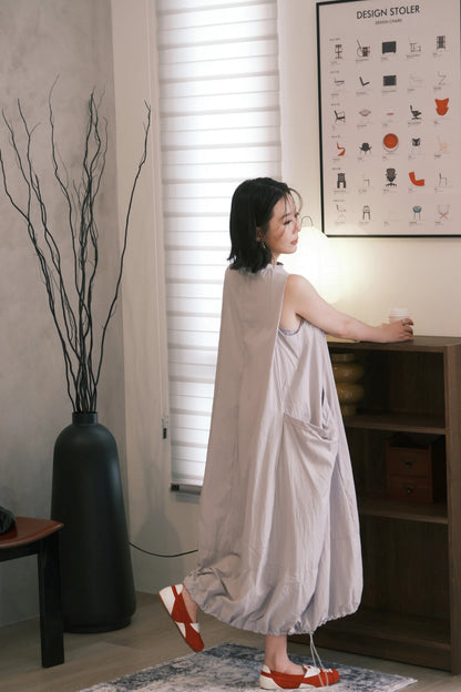 Mila Drawstring Bubble Dress