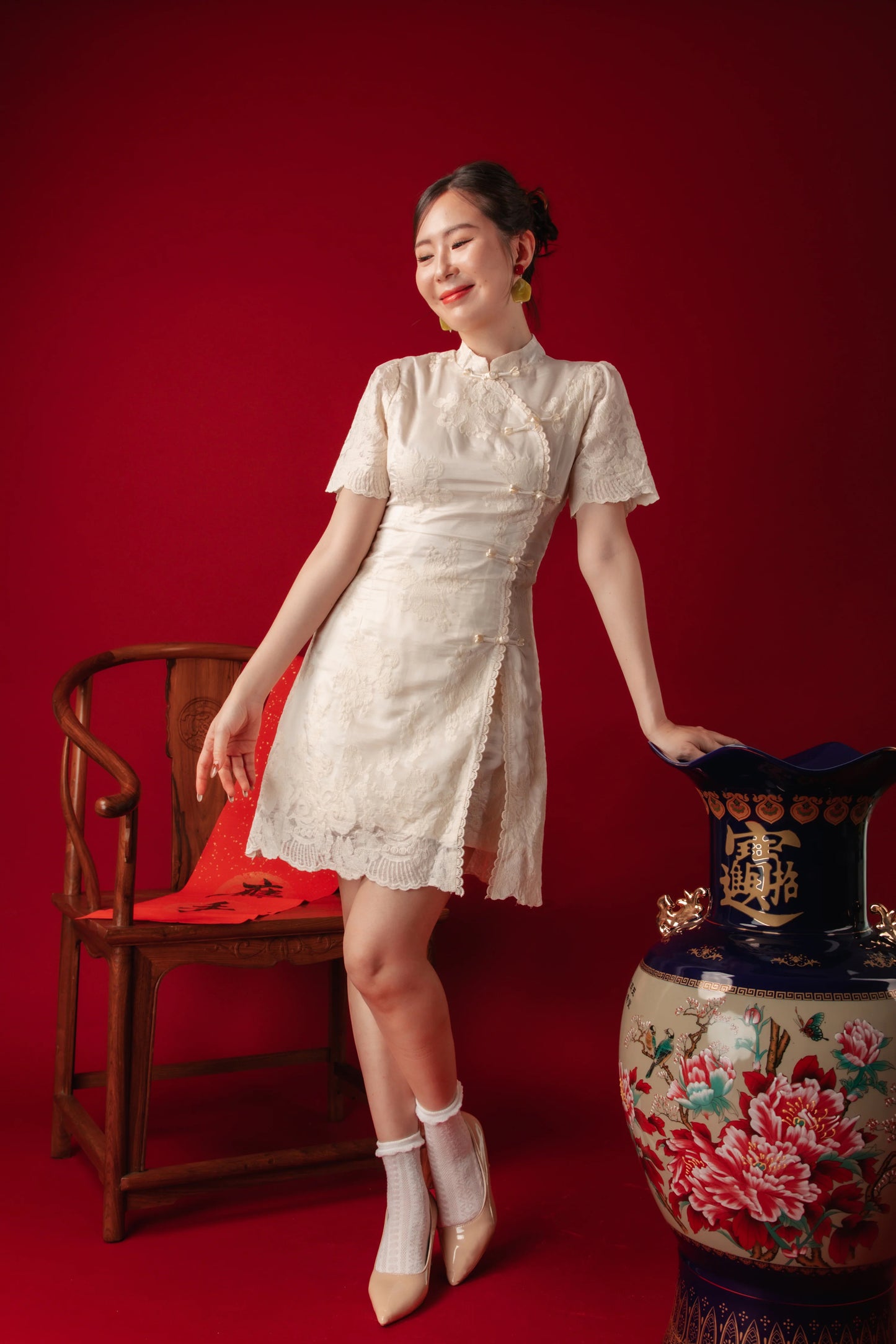 Clara Floral Lace Two-Piece Set