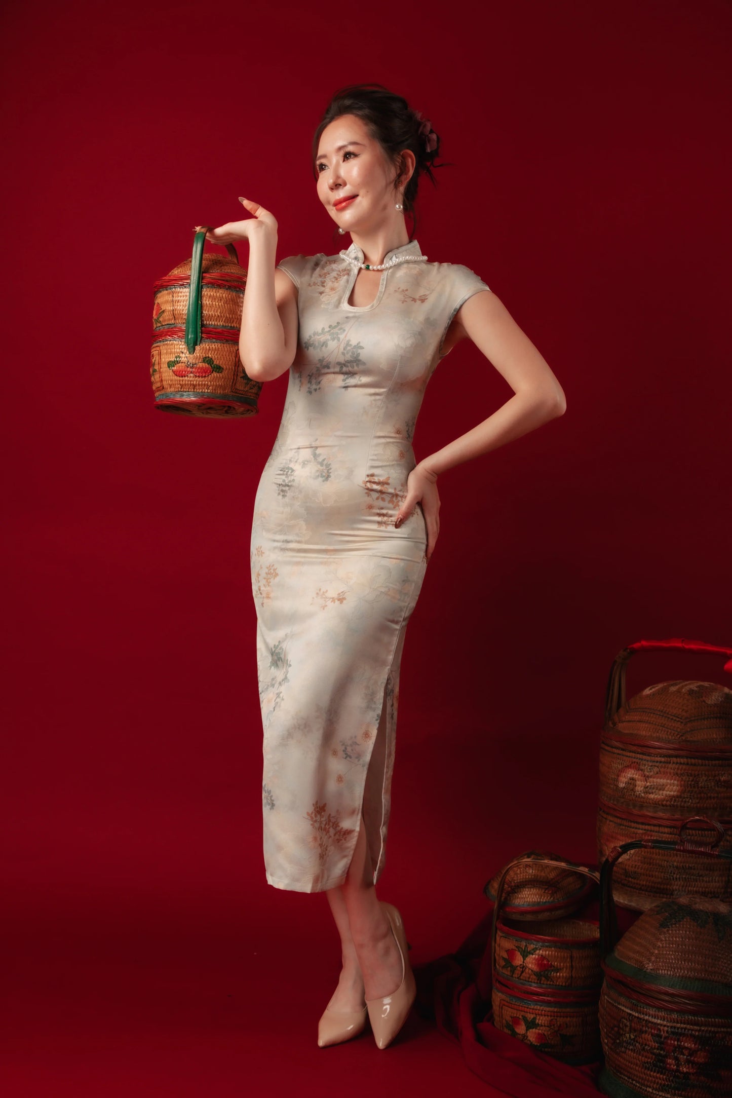 Evelyn Mist Cheongsam Dress