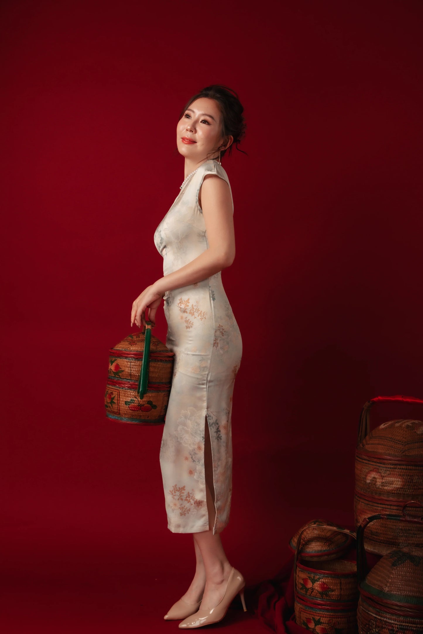 Evelyn Mist Cheongsam Dress