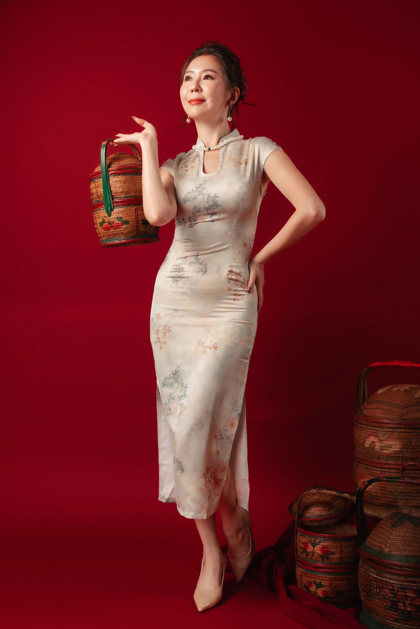 Evelyn Mist Cheongsam Dress