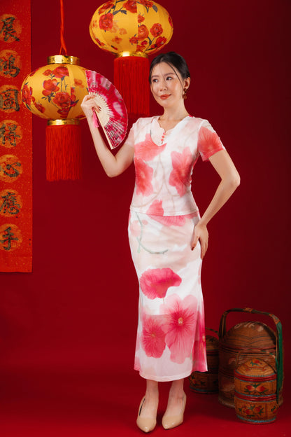 Flora Bloom Top & Maxi Dress Two-Piece Set