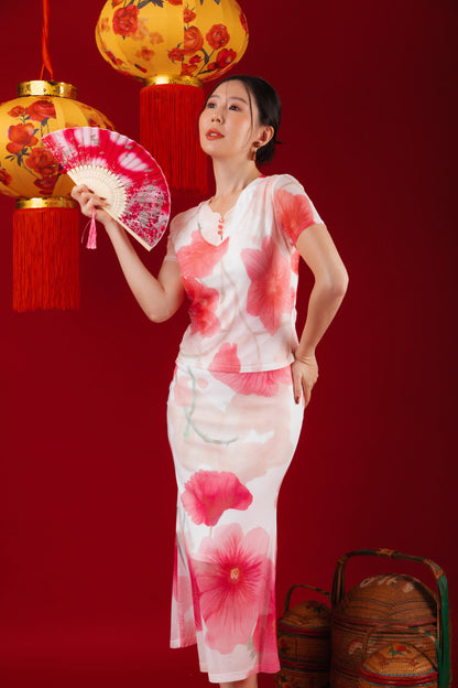 Flora Bloom Top & Maxi Dress Two-Piece Set