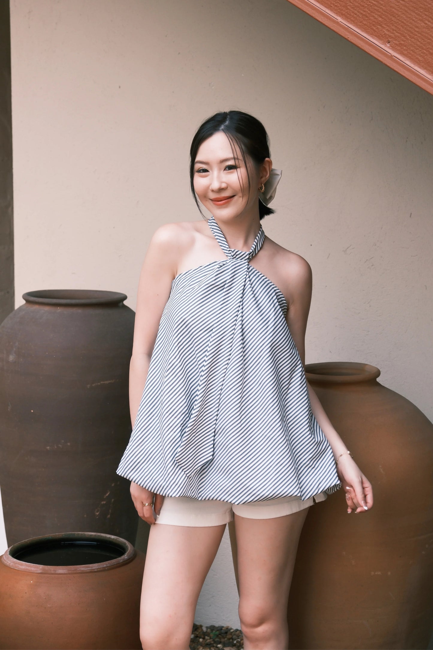 Céline Washed Denim Shorts