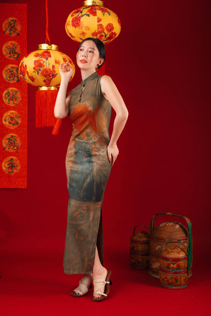 Aurora Koi Cheongsam Dress