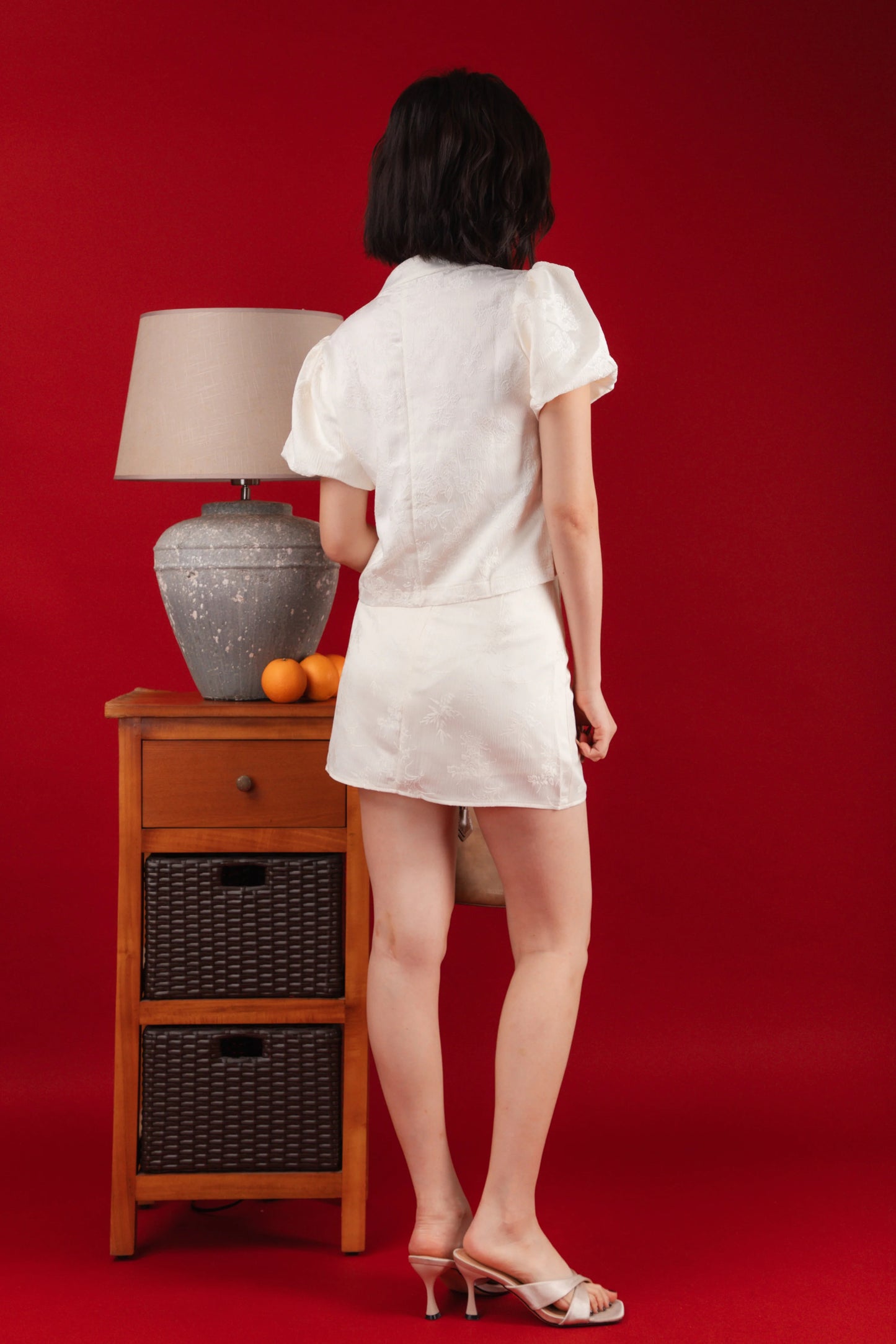 Ivory Knot Jacquard Top