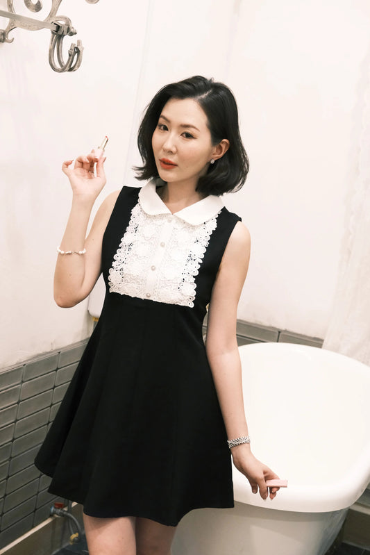 Colette Lace Collar Mini Dress