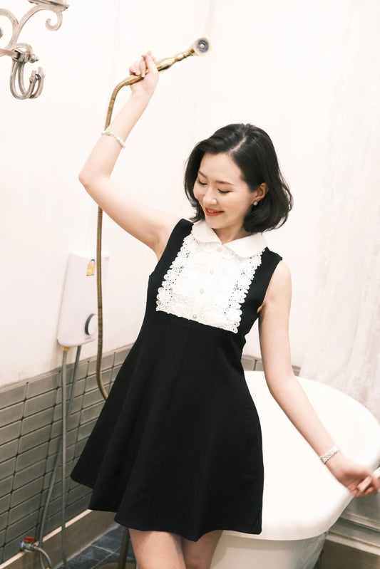 Colette Lace Collar Mini Dress