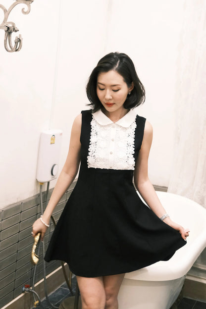 Colette Lace Collar Mini Dress