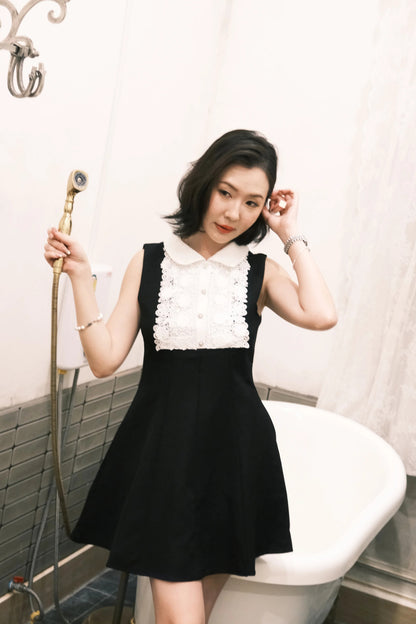 Colette Lace Collar Mini Dress