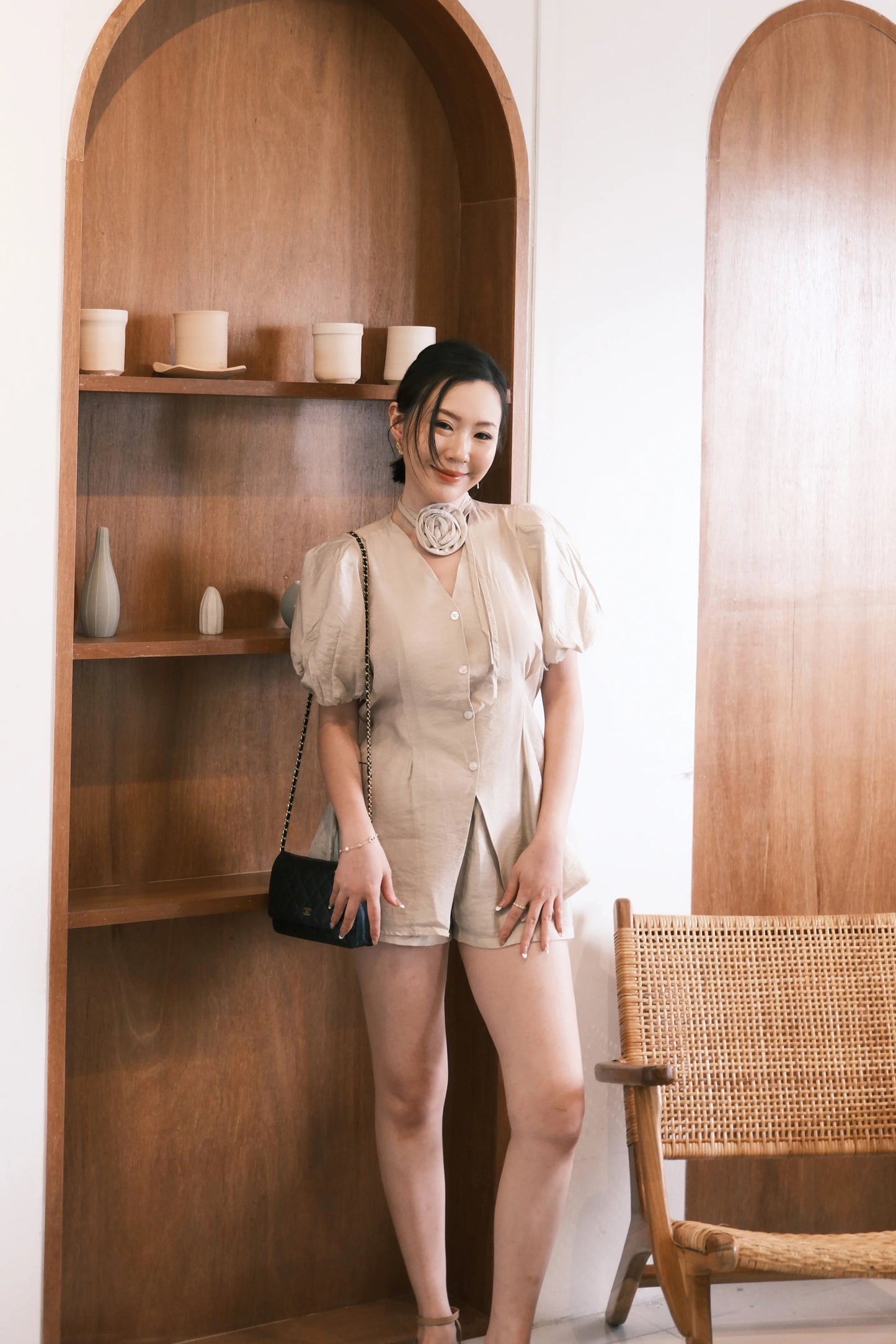 Colette Tailored Puff Sleeve Set