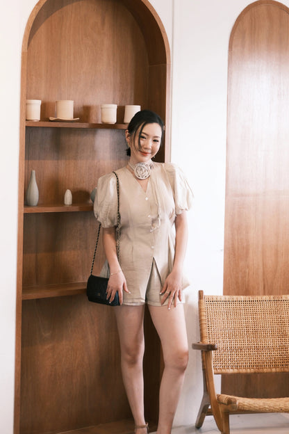 Colette Tailored Puff Sleeve Set