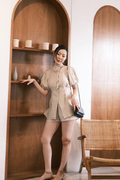 Colette Tailored Puff Sleeve Set