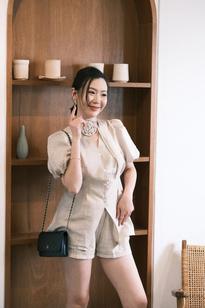 Colette Tailored Puff Sleeve Set