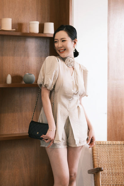 Colette Tailored Puff Sleeve Set