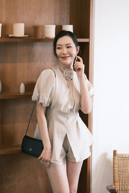 Colette Tailored Puff Sleeve Set