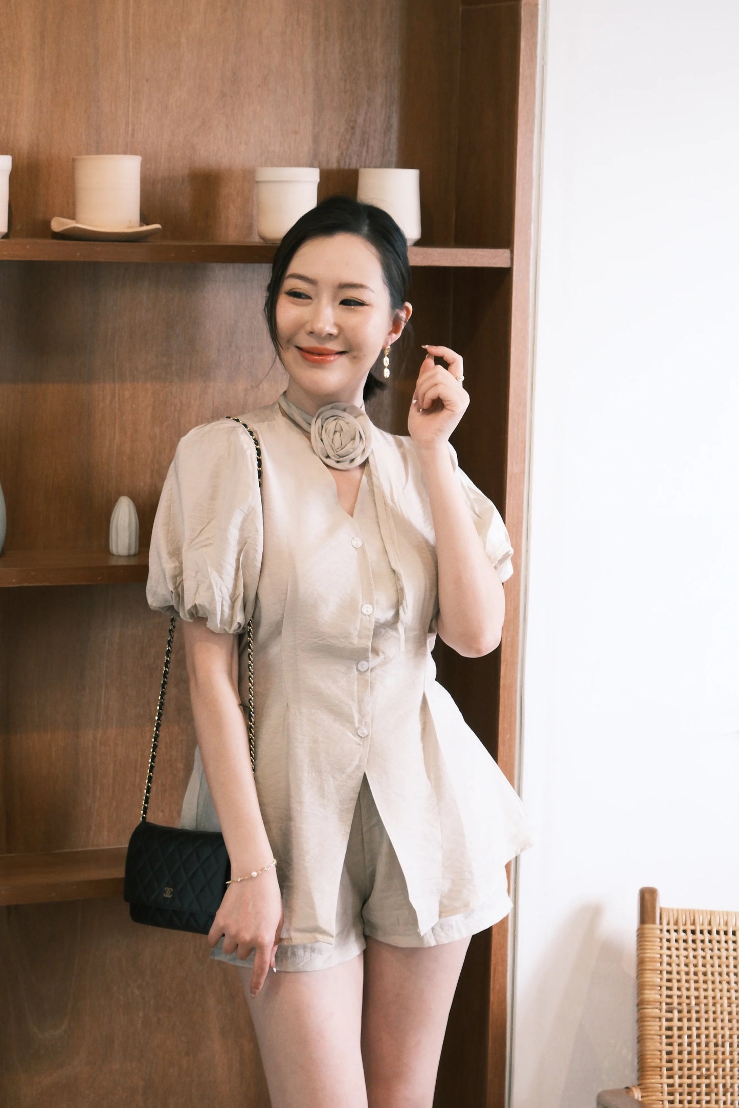 Colette Tailored Puff Sleeve Set