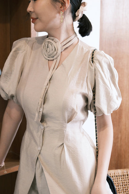 Colette Tailored Puff Sleeve Set